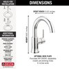 Delta Trinsic: Single Handle Bathroom Faucet 559HAR-DST